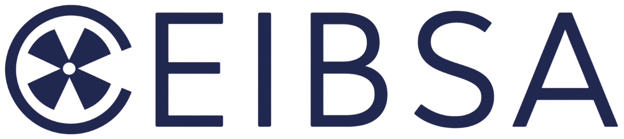 Logotipo de CEIBSA, planta fabricante de extractores de aire industrial.